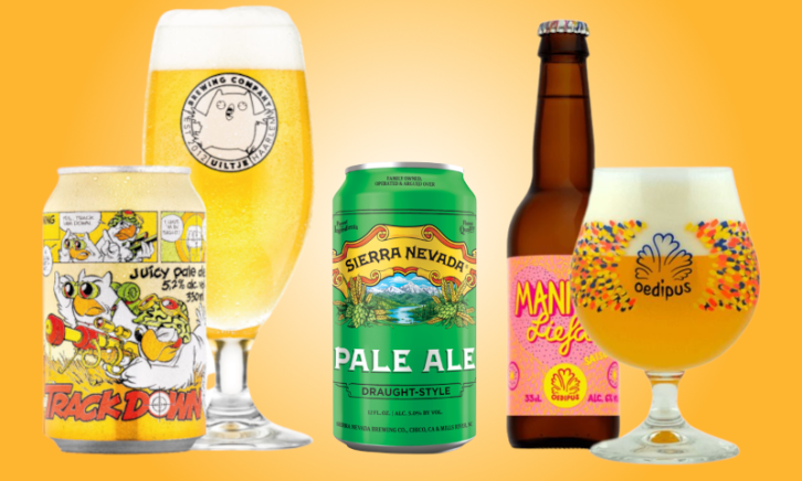 Drie pale ale bieren